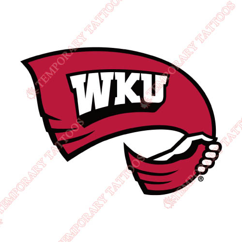 Western Kentucky Hilltoppers Customize Temporary Tattoos Stickers NO.6976